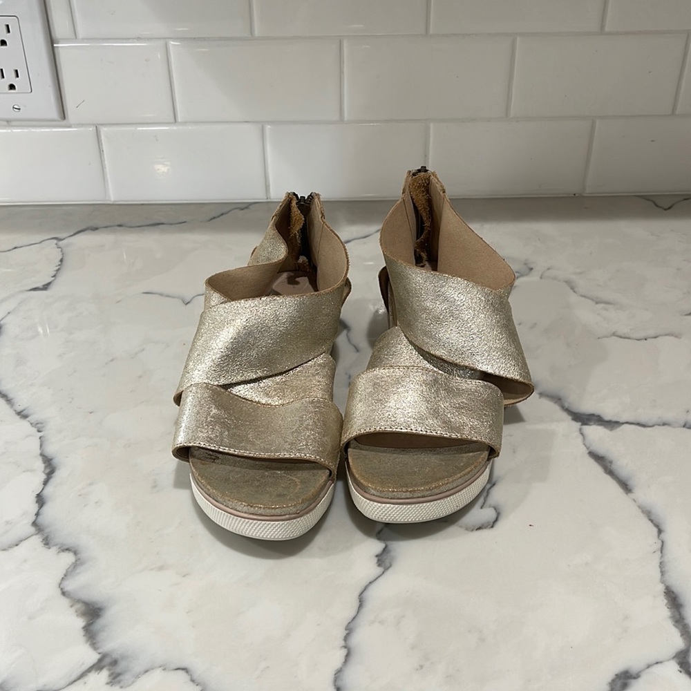 Eileen Fisher Sports Sandals Metallic